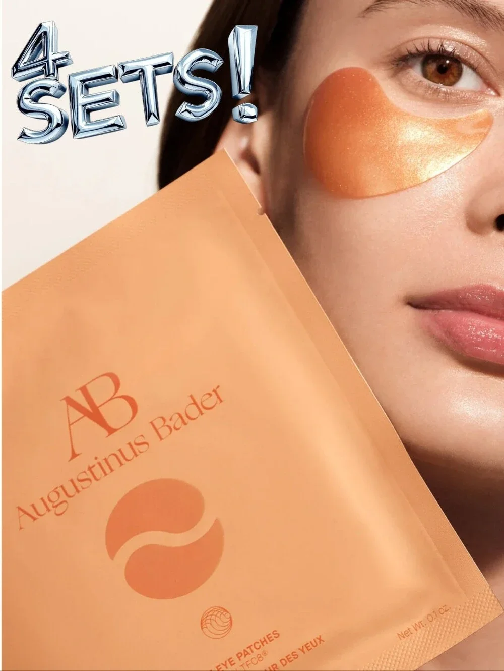 Augustinus Bader Gold Under-Eye Patches Brightness Puffiness Wrinkle Reduction